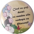 Insigna personalizata, Vorbeste cu Pastorul